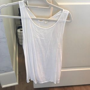 White tank top.